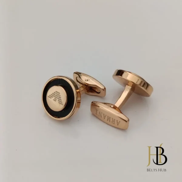 Air Man Rose Gold Studs for Men