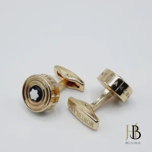 Spiral Golden Cufflinks