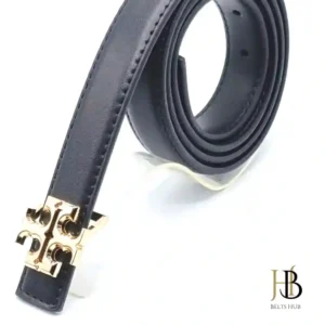 Black Brand Belt and Buckle