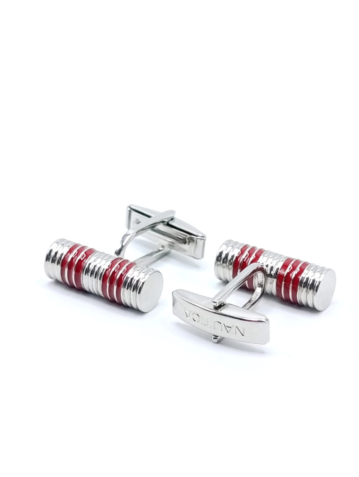 Elegant Silver Tuxedo Studs - Image 2