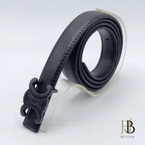 Black Brand Belt and Buckle
