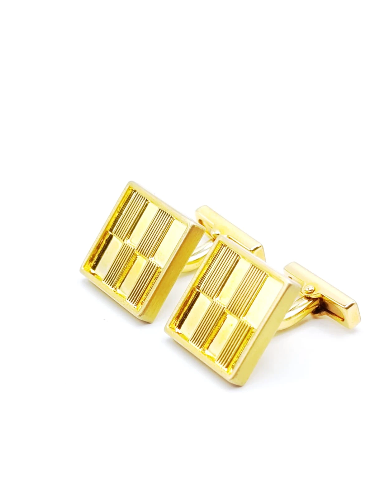 Gift for Him Golden Cufflinks - Image 2
