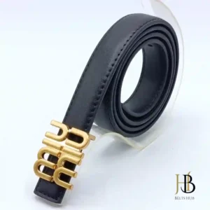 Miu Miu Black Womens Belt