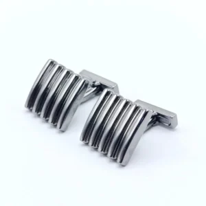 Tigris Silver Formal Cufflinks