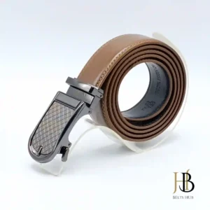 Brown Belt Buckle Autolock Design