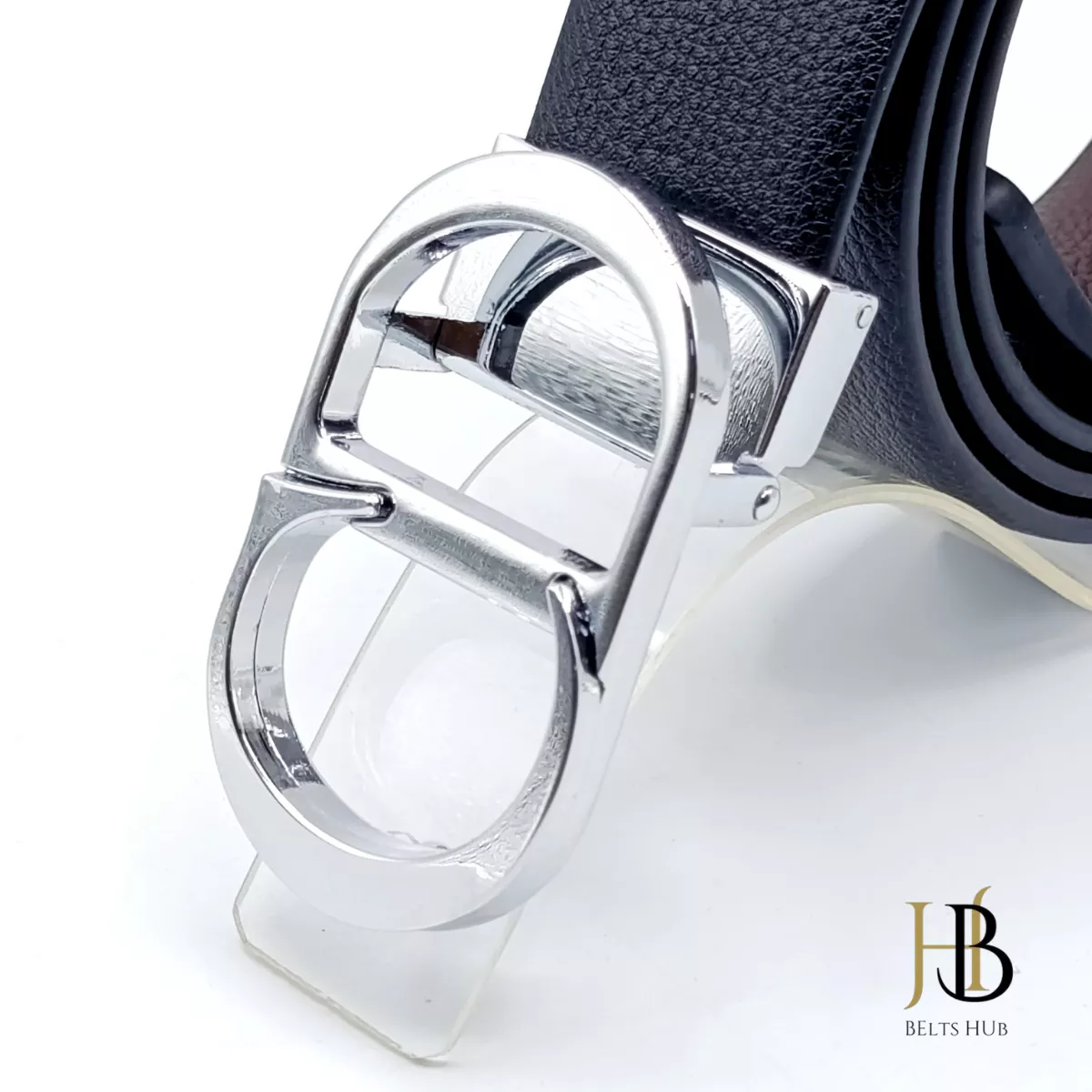 Simple Pinhole Buckle Belt - Image 2