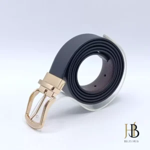 Golden Buckle Office Belt