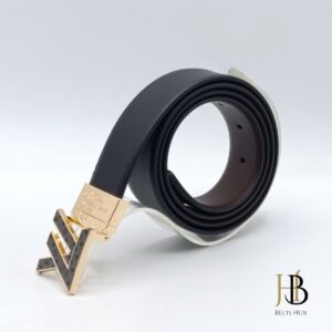 L and V Golden Buckle
