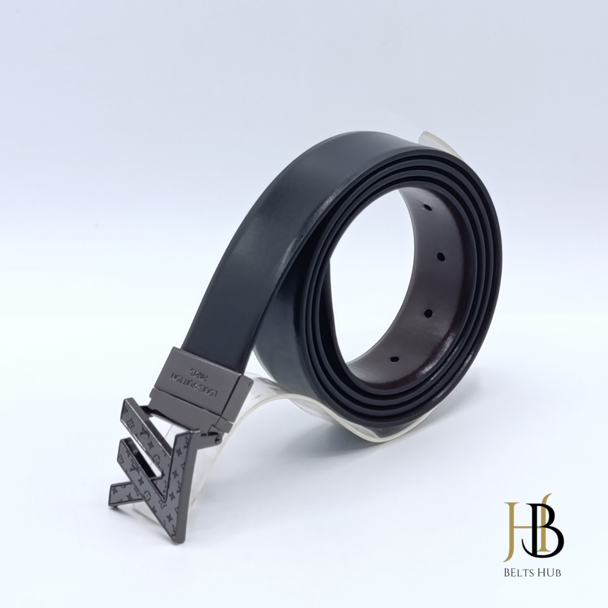L and V Grey Buckle